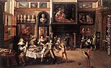 Frans the younger Francken Supper at the House of Burgomaster Rockox painting